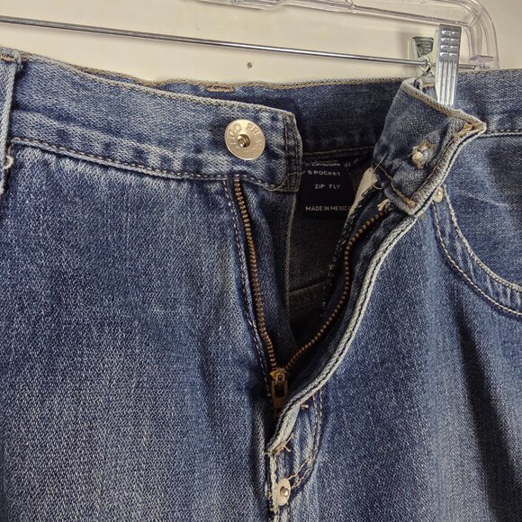 Vintage Y2K JNCO Carson Baggy Relaxed Mens Size 40 Blue Denim Shorts - Picture 5 of 9